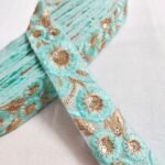 Embroidered Dress Trim AT-21-506