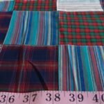 Patchwork Madras, or patchwork plaid fabric for preppy menswear, classic children's clothing & etsy handmade clothing.