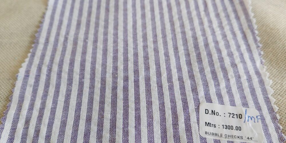 Seersucker Fabric - Seersucker plaid & stripes 112229