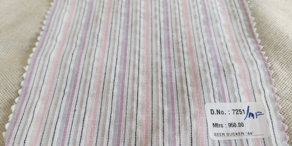 Seersucker Fabric - Seersucker plaid & stripes 112933