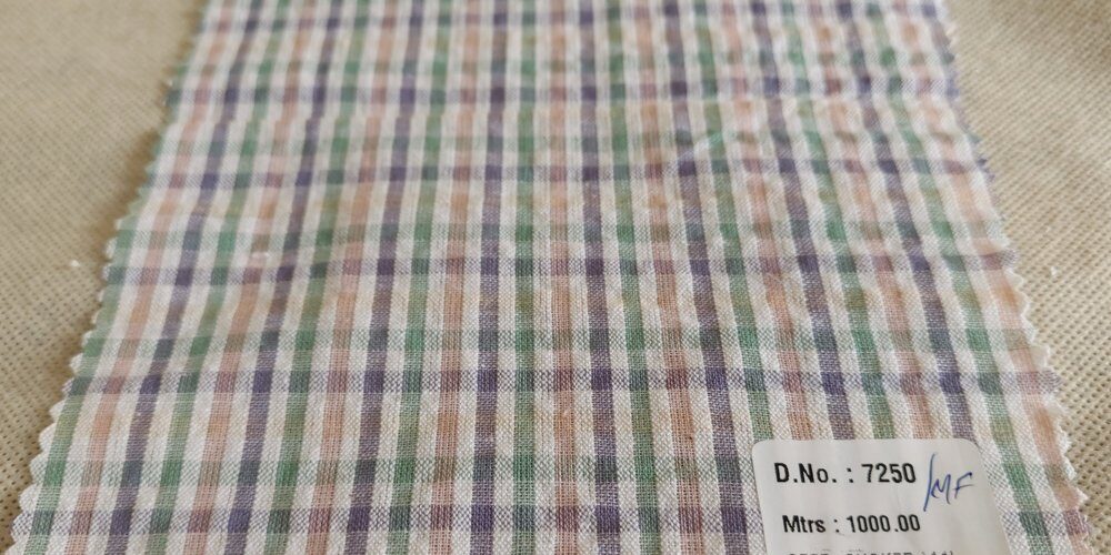 Seersucker Fabric - Seersucker plaid & stripes 113725