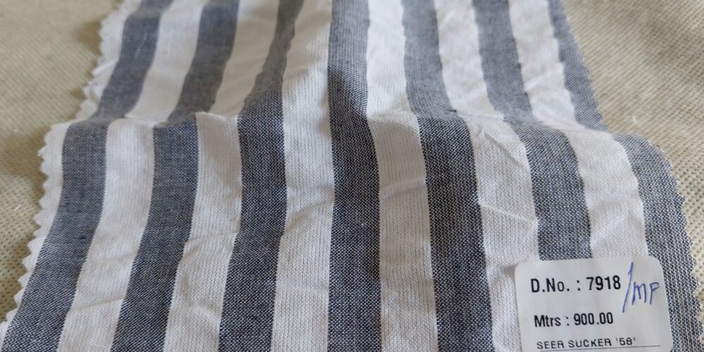 Seersucker Fabric - Seersucker plaid & stripes 114118