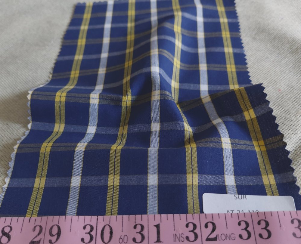 Tattersall Fabric, Tattersall Check or tattersall plaid for men's shirts