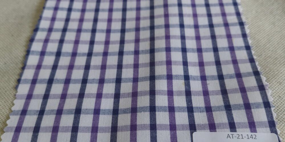 Tattersall Check Fabric - Shirt Fabric - Plaid (9)
