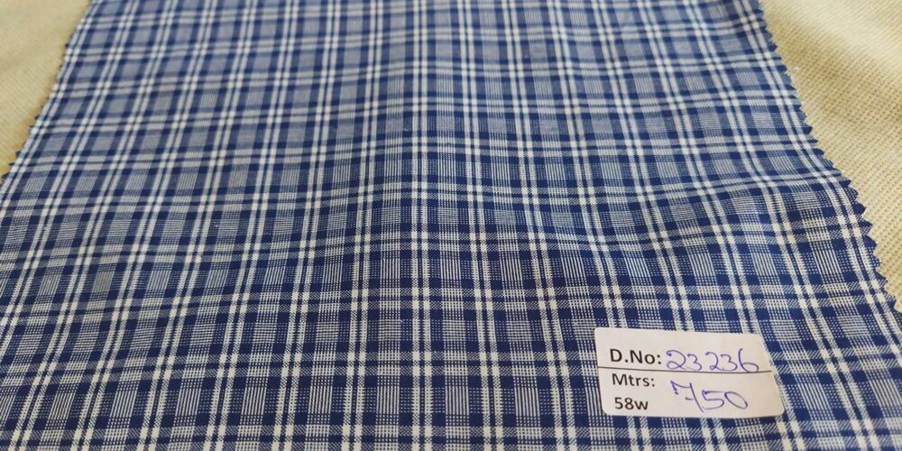Tattersall Check Fabric - Shirt Fabric - Plaid Fabric 151408 (14)