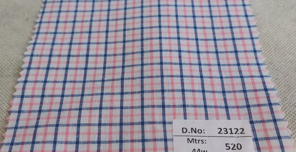 Tattersall Check Fabric - Shirt Fabric - Plaid Fabric 151408 (3)