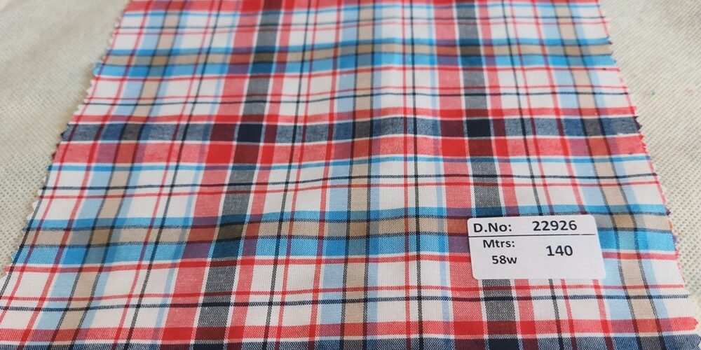 Windowpane Check - Windowpane Fabric - Shirt Fabric 170945 (8)
