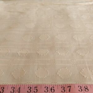 Cotton self design sheer fabric in dobby weave, for dresses, skirts, shirts and capes, handkerchiefs, scarves, wraps and drapes.