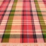Plaid Fabric made is made mostly of cotton woven in a plaid pattern, and used for plaid shirts, jackets etc.Also known as madras plaid.