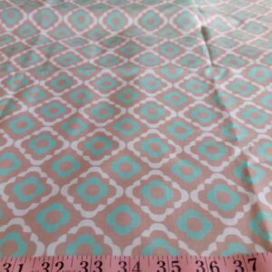 Vintage print fabric with vintage preppy motifs and mute colors, perfect for vintage clothing & classic children's clothing.