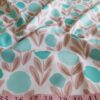 Vintage preppy motifs print fabric, in pastel colors, for preppy dresses, skirts, shirts, classic clothing and preppy decor.