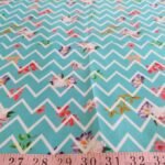 Chevron print fabric, for children's clothing, dog bandanas, pet clothing, in fun quirky themes, for sewing and crafts.