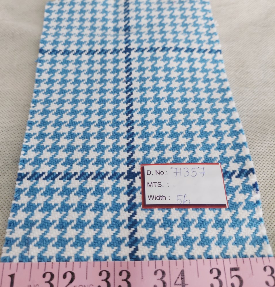 Houndstooth Fabric in a thick weave, perfect for winter sewing like coats, blazers, pants, caps and hats, and fall sewing and crafts.