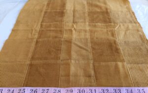Corduroy patchwork fabric, for Fall & winter sewing and crafts such as blazers, coats, pants and dresses.