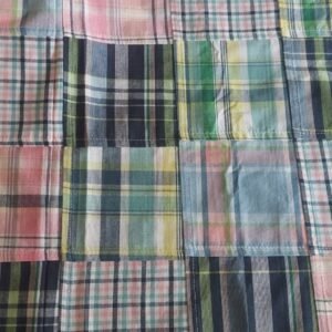 Patchwork Plaid Fabric AT-22-146