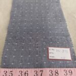 Chambray Fabric, with a denim look and motifs, for chambray ties and bowties, dresses and skirts, shirts and vintage menswear.