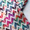 Chevron & floral print fabric, for children's clothing, dog bandanas, pet clothing, in fun themes, for sewing and crafts.