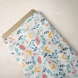 Fun Floral print fabric, for dresses, skirts, decor, children's clothing, dog bandanas & bows, craft projects and quilting.