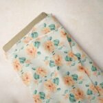 Floral Print Fabric with vintage flowers, for dresses, skirts, children's clothing, bowties, vintage quilting and sewing.