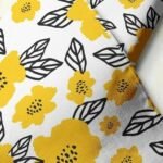 Fun Floral print fabric, for dresses, skirts, decor, children's clothing, dog bandanas & bows, craft projects and quilting.