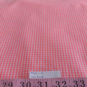 Gingham fabric or gingham check is a fabric with squares of equal sizes, usually in a combination of white with another color.
