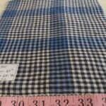 Handloomed / handwoven check fabric with gingham checks, for gingham shirts, gingham dresses & skirts & gingham bowties.