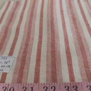 Handloom Striped Fabric, woven on hand looms, in striped pattern, for dresses, skirts, shirts, ties, bowties and menswear.