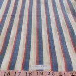 Handwoven and Handloomed Striped fabric, loomed by hand, with stripes, perfect for shirts, ties, bowties, and sewing projects.