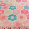 Pastel floral print fabric, with large flowers printed for classic children's clothing, monogramed apparel and Etsy crafts.