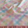 Pastel Plaid print with plaid checks printed, for dog bandanas, skirts, children's clothing, quilting, sewing and crafts.