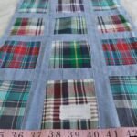 Patchwork Madras, or patchwork plaid fabric for preppy menswear, dresses, classic children's clothing & etsy handmade clothing.