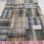 Patchwork Madras fabric for ivy style clothing, menswear, classic children's clothing, dog bandanas & handmade bowties.