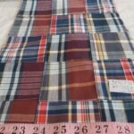 Patchwork Madras fabric for etsy handmade clothing, handmade bowties and bows, handmade dog clothing, quilting & crafts.