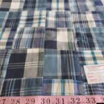 Patchwork Madras, or patchwork plaid fabric for preppy menswear, dresses, classic children's clothing & etsy handmade clothing.