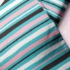 Novelty print fabric for children's clothing, dog bandanas and quilting, with preppy stripes - printed striped fabric.