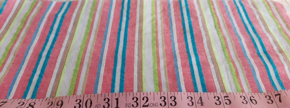 Seersucker Stripes Fabric - woven in a puckered weave for preppy clothing, seersucker suits, bowties and children's clothing.