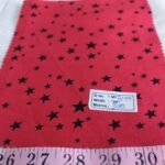 Novelty print fabric, for children's clothing, dog bandanas, pet clothing, with stars print, for children's sewing and crafts.