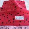 Novelty print fabric, for children's clothing, dog bandanas, pet clothing, with stars print, for children's sewing and crafts.