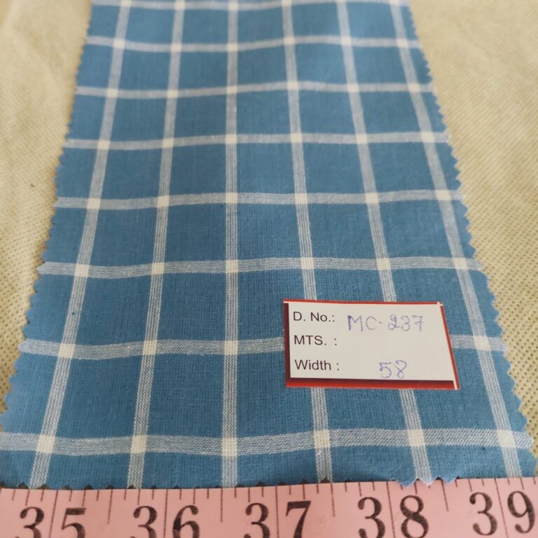 Windowpane plaid or windowpane check, is a shirting plaid fabric