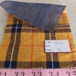 Double faced reversible fabric also known as double cloth fabric, for shirts, jackets, outerwear, skirts, dresses and coats.