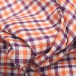 Linen fabric for shirts and dresses, made of 100% flax fibers, perfect for summer clothing, and classic children's clothing.