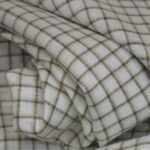 Linen fabric for shirts and dresses, made of 100% flax fibers, perfect for summer clothing, and classic children's clothing.