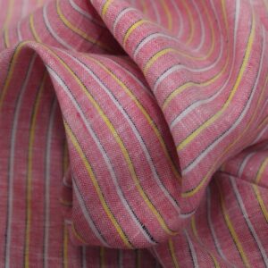 Linen striped fabric for sewing striped shirts, linen skirts and dresses, classic children's clothing, linen coats & bowties.