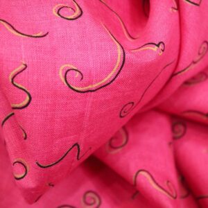 Linen print - novelty print linen fabric, for skirts, dresses, shirts, ties and bowties, and classic children's clothing.