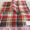 Madras fabric - plaid madras made of Indian cotton yarns of different colors suitable for menswear and children's apparel.