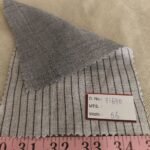 Double faced reversible fabric also known as double cloth fabric, for shirts, jackets, outerwear, skirts, dresses and coats.