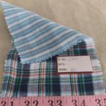 Double faced reversible fabric also known as double cloth fabric, for shirts, jackets, outerwear, skirts, dresses and coats.
