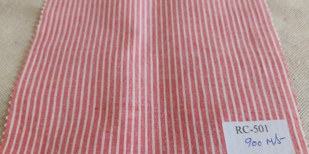 Striped fabric for shirts, dresses and skirts, children's clothing, pet clothing like dog bandanas & bows, and crafts.