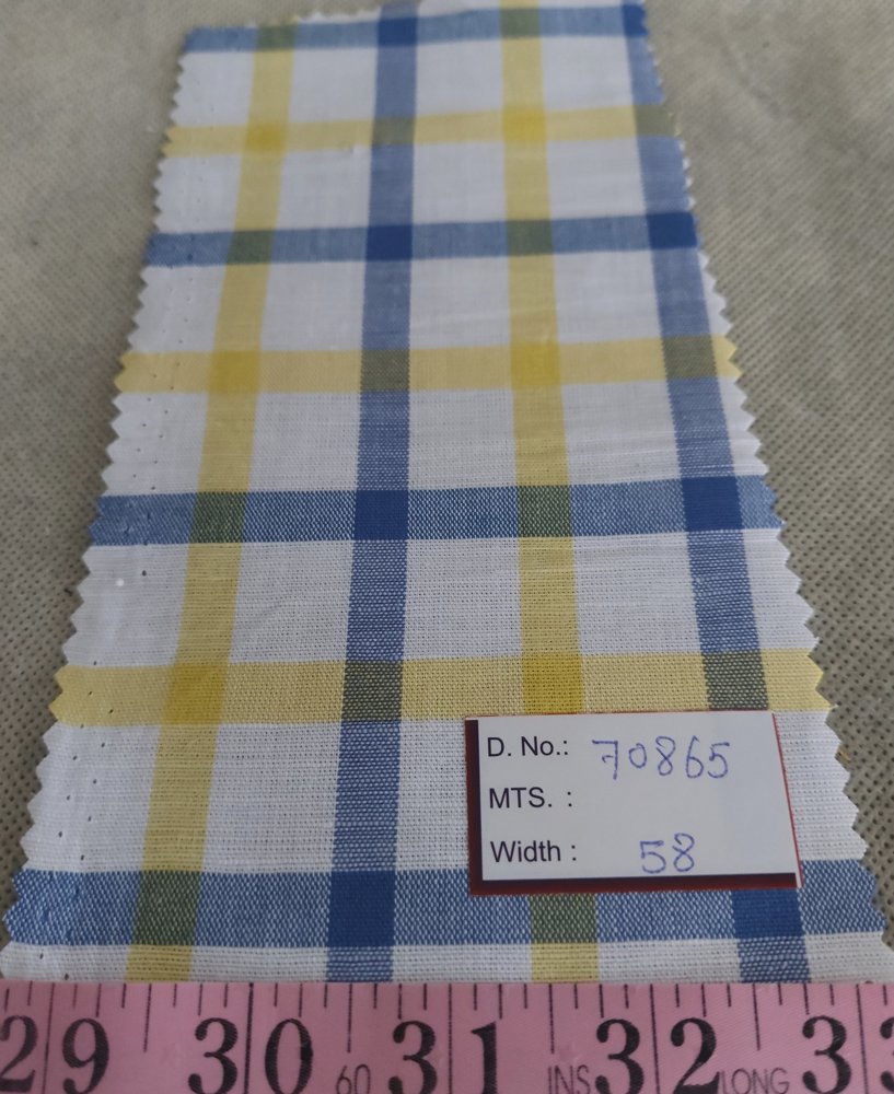 Tattersall Plaid or Tattersall Check Fabric for men's shirts, boy's clothing