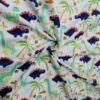 Novelty fabric with cute dinosaurs, palm trees, bones & bugs for skirts, bowties, children's clothing & dog and bandanas.